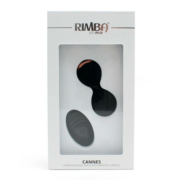 Bolas Kegel con Vibración y Control Remoto Cannes Negro