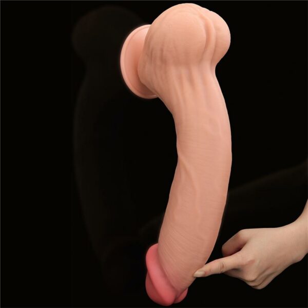 Dildo Dual Layer Piel Retractil 14 - Imagen 2
