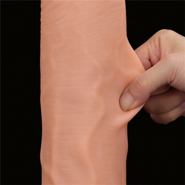Dildo Dual Layer Piel Retractil 14 - Imagen 3