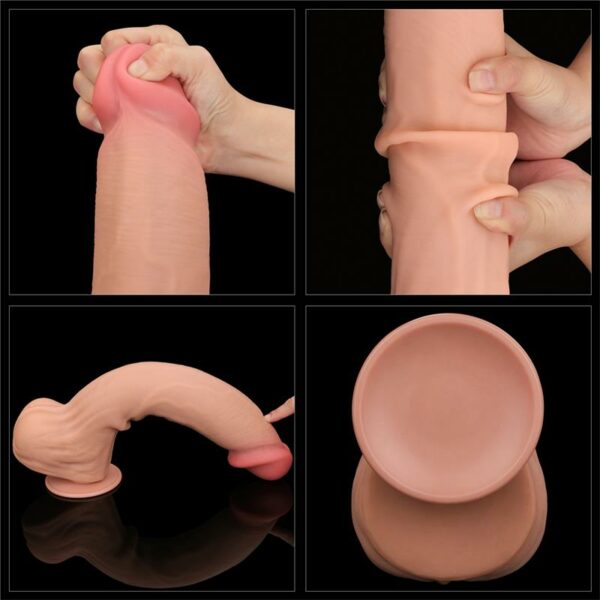 Dildo Dual Layer Piel Retractil 14 - Imagen 7