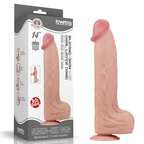 Dildo Dual Layer Piel Retractil 14 - Imagen 10