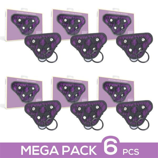 Pack 6 Miley Arnés Universal Ajustable 3 Anillos Silicona