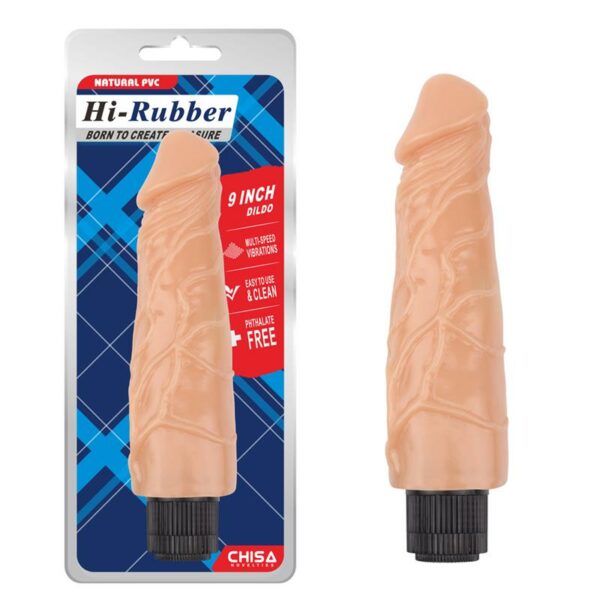 Vibrador Hi-Rubber 9 Natural