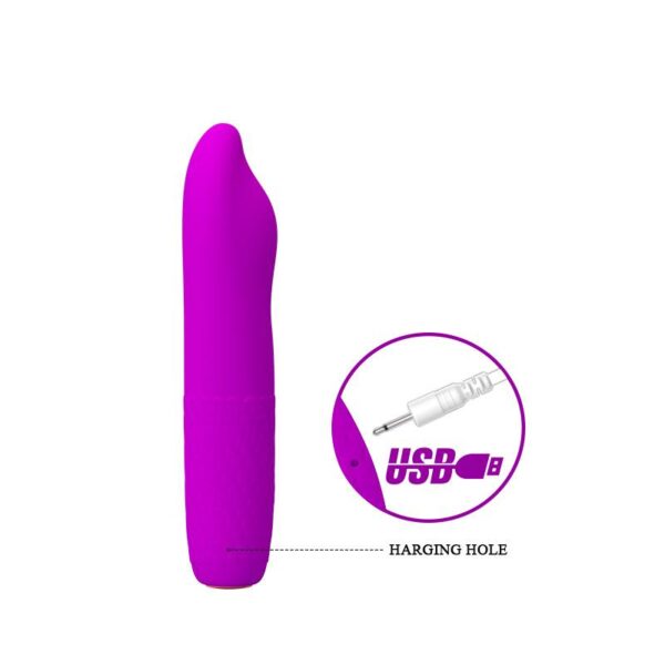 Vibrador Rotador Burke Silicona 10.6 x 3.6 cm