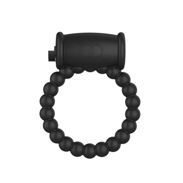 Anillo para el Pene con Vibración Negro