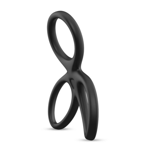 Anillo Triple Pene y Testículos Silicona Líquida Flexible - Imagen 7