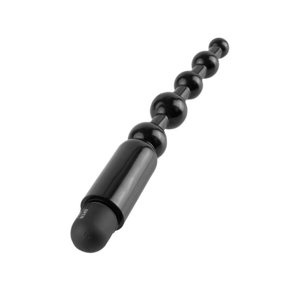 Cadena Anal Power Beads para Principiantes - Color Negro