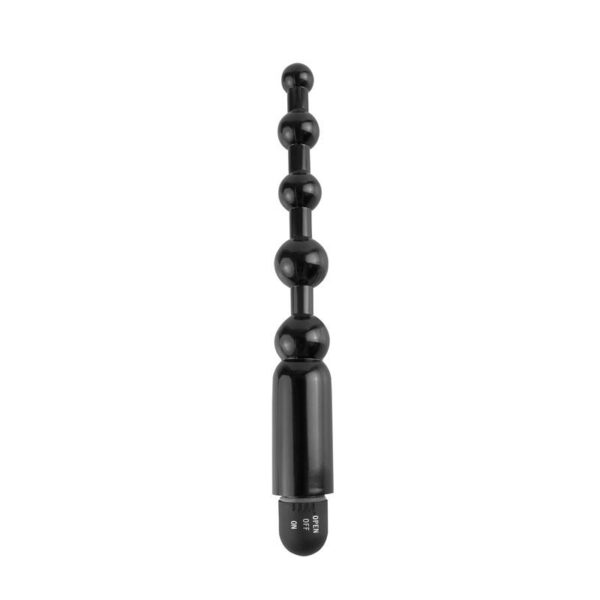 Cadena Anal Power Beads para Principiantes - Color Negro