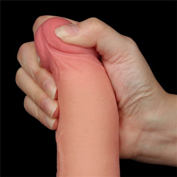 Dildo Dual Density Piel Deslizante 8.5