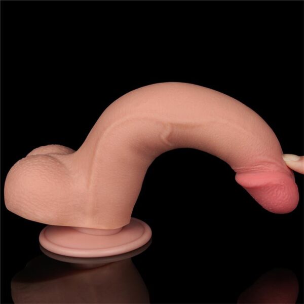 Dildo Dual Density Piel Deslizante 8.5 - Imagen 15