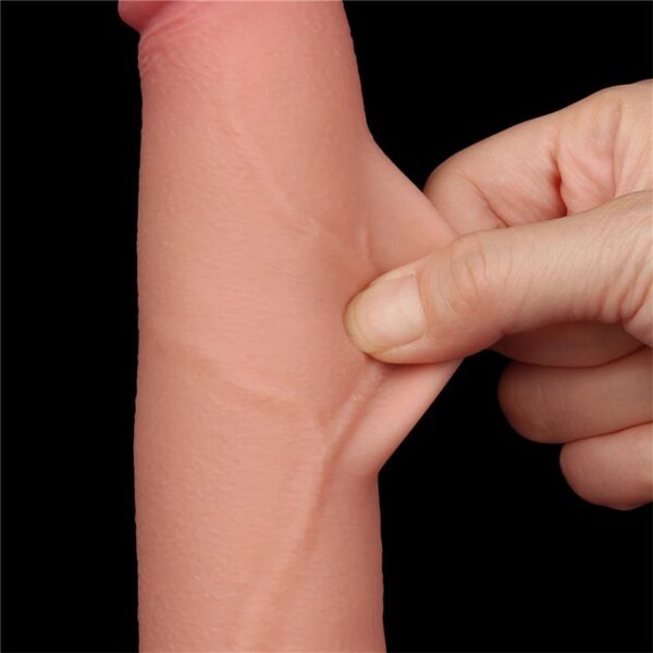 Dildo Dual Density Piel Deslizante 8.5 - Imagen 18