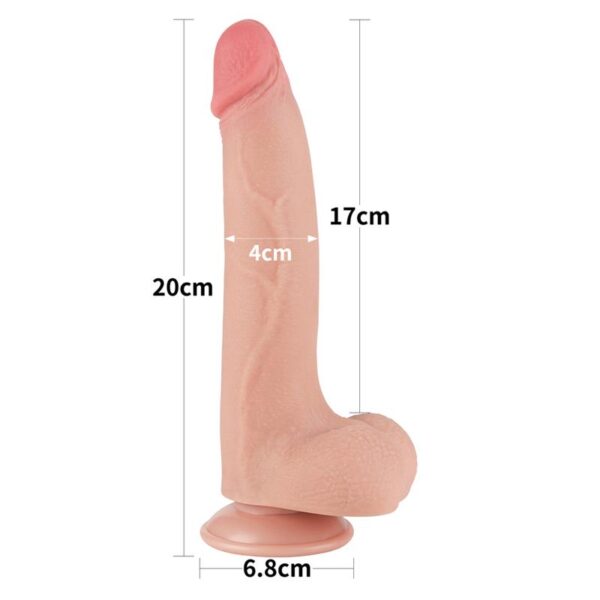 Dildo Dual Density Piel Deslizante 8.5 - Imagen 20