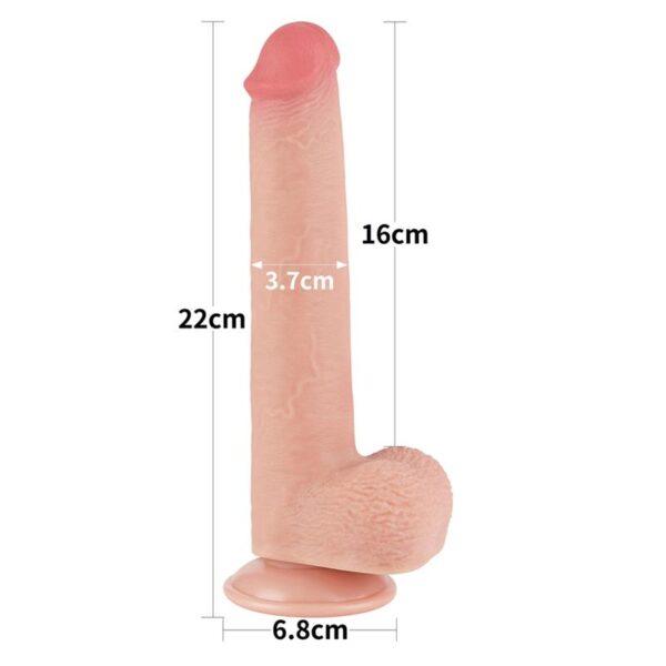 Dildo Dual Density Piel Deslizante 9 - Imagen 23