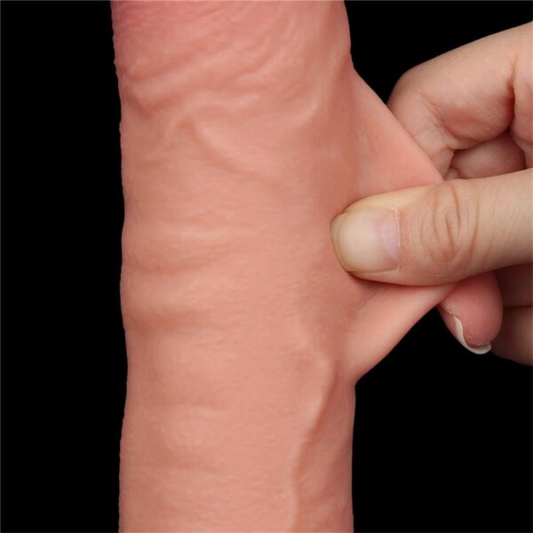 Dildo Dual Density Piel Deslizante 9.5 - Imagen 15