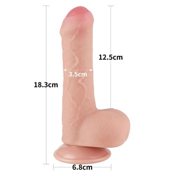Dildo Dual Layer Piel Deslizante 7 - Imagen 15