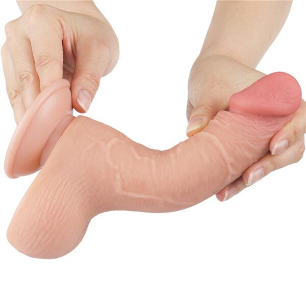 Dildo Dual Layer Piel Deslizante 7.5 - Imagen 14