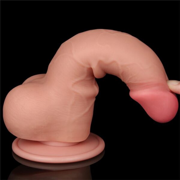 Dildo Dual Layer Piel Deslizante 7.5 - Imagen 14