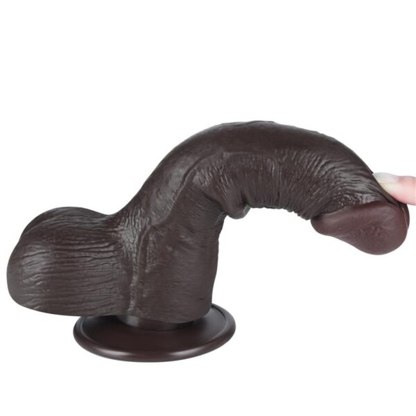 Dildo Dual Layer Piel Deslizante 7.5 - Imagen 12