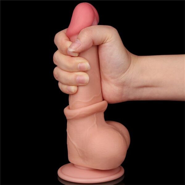 Dildo Dual Layer Piel Deslizante 7.5 - Imagen 18