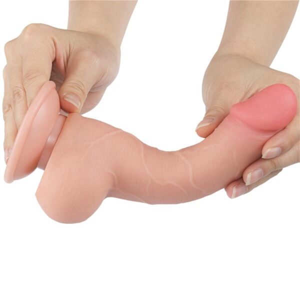 Dildo Dual Layer Piel Deslizante 7.5 - Imagen 19