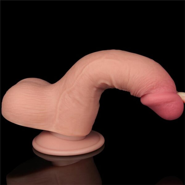Dildo Dual Layer Piel Deslizante 7.5 - Imagen 18