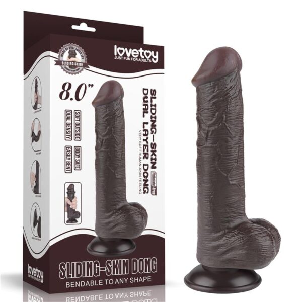 Dildo Dual Layer Piel Deslizante 8 - Imagen 21