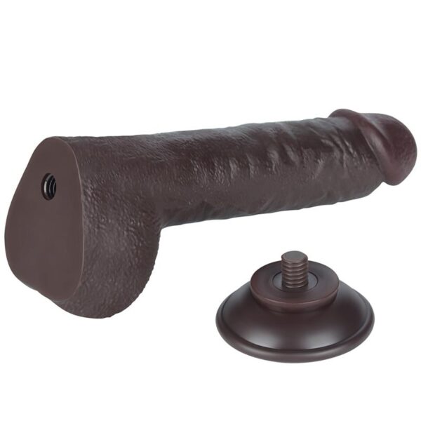 Dildo Dual Layer Piel Deslizante 9.5 - Imagen 13