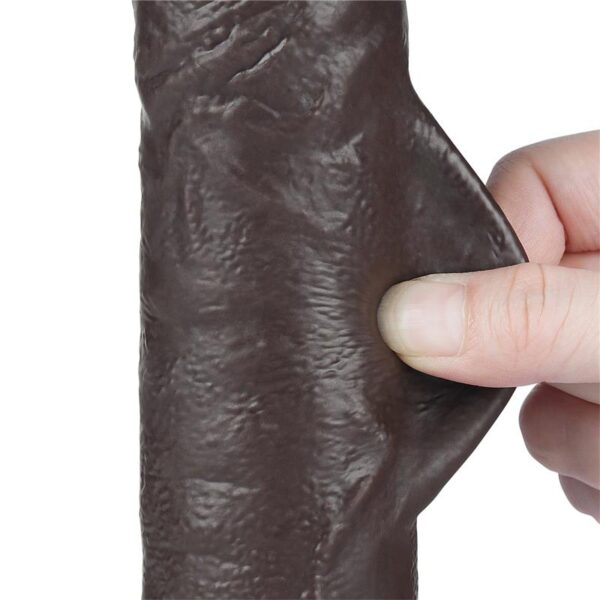 Dildo Dual Layer Piel Deslizante 9.5 - Imagen 22
