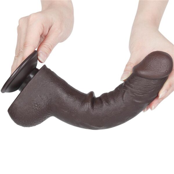Dildo Dual Layer Piel Deslizante 9.5 - Imagen 18