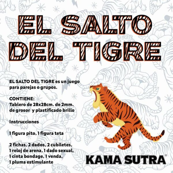 Juego de Mesa el Salto del Tigre Erótico