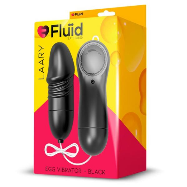 Laary Huevo Vibrador Multi Velocidad Control Remoto Negro - Imagen 3