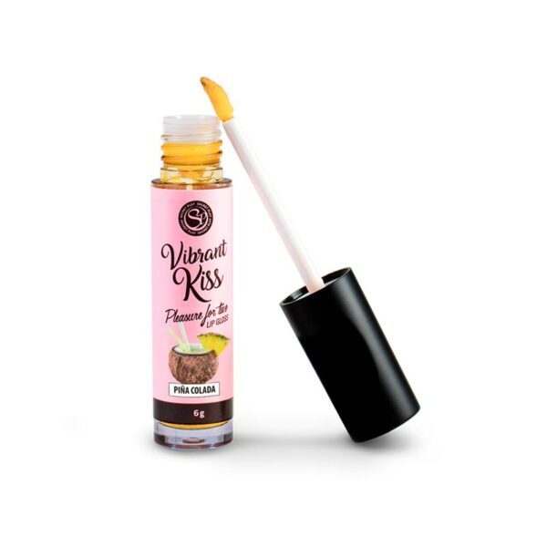 Lip Gloss Vibrant Kiss Sabor Piña Colada