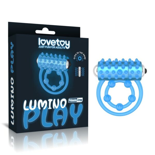 Lumino Play Anillo Vibrador Luz Azul