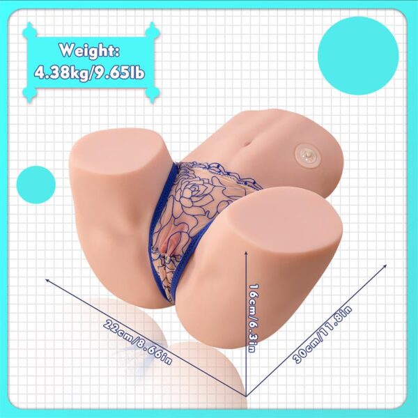 Masturbador Torso Maya con Vibración y Sucking 4.5 kg - Imagen 12