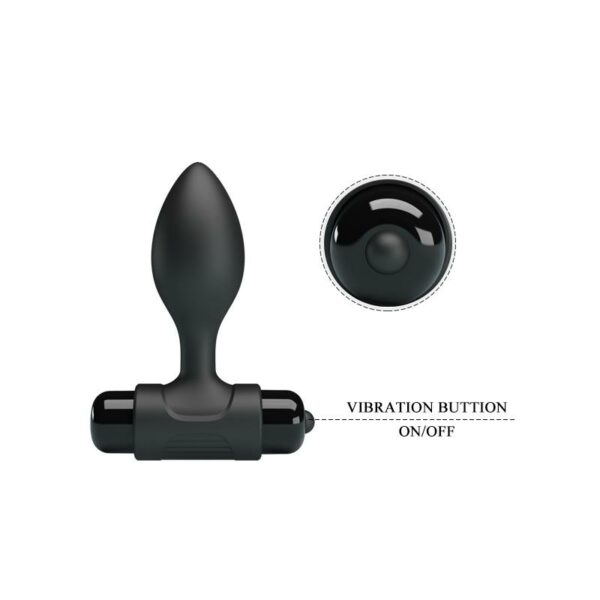 Plug Anal con Vibración Silciona