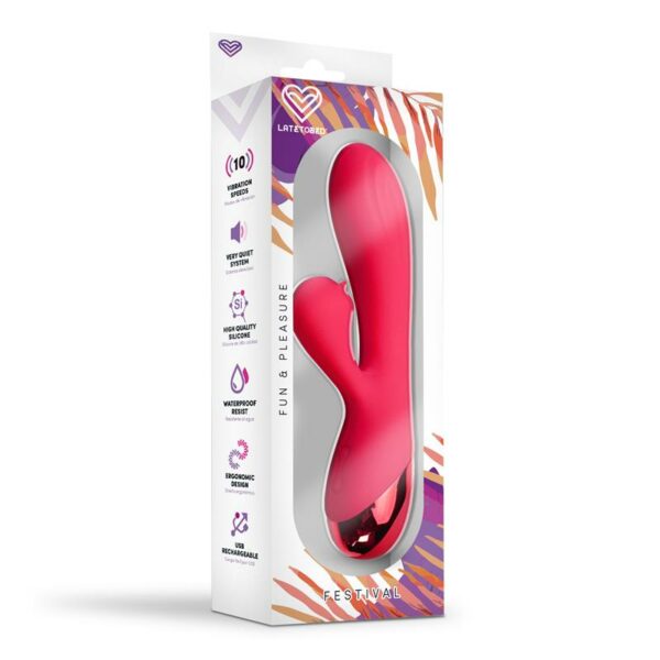 Turna Vibrador USB Rojo - Imagen 2