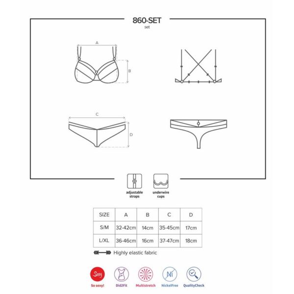 860-SET-2 Set 2 Piezas Blanco