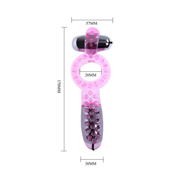 Anillo Vibrador Doble Couple Collection Rosa