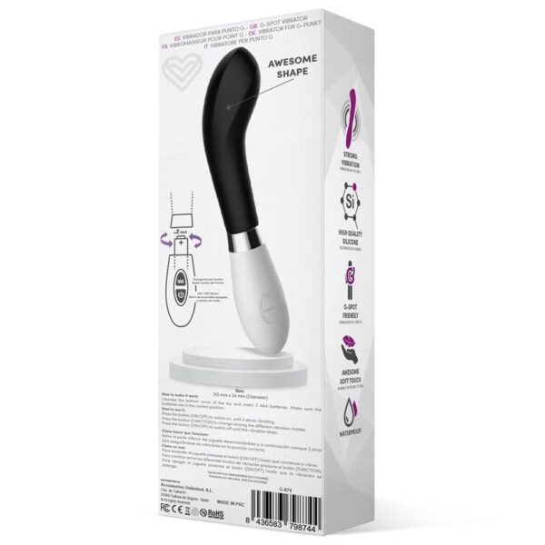 Benty Vibrador Silicona Negro