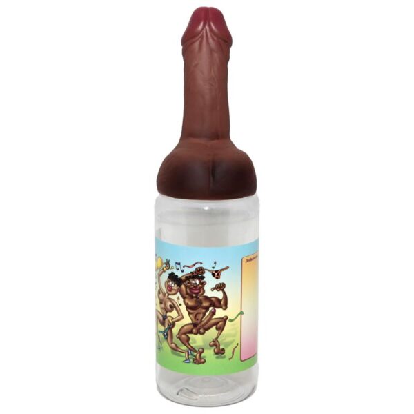 Biberon en Forma de Pene Mulato Mediano 750 ml