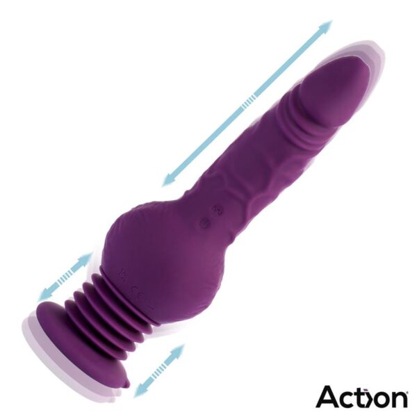 Booster Vibrador con Thrusting Ultra Jet Thruster con Potente Ventosa