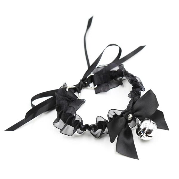 Collar con Lazo, Cascabel y Encaje - Imagen 6