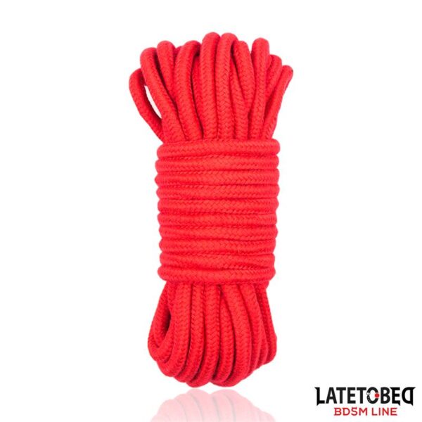 Cuerda Bondage de Algodón 5 m Roja