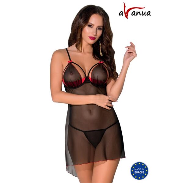 CYRA Chemise Rojo/Negro