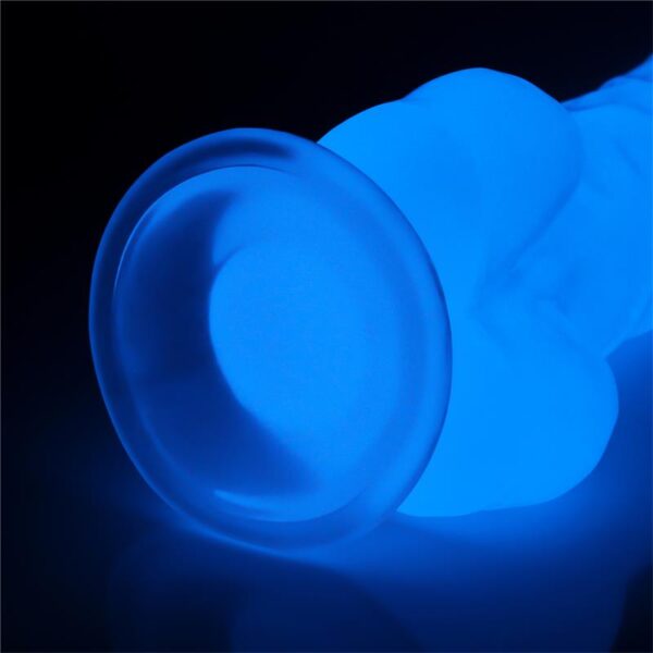 Dildo 8.5 Lumino Luz Azul