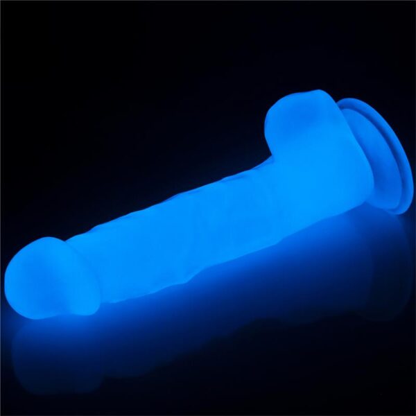 Dildo 8.5 Lumino Luz Azul