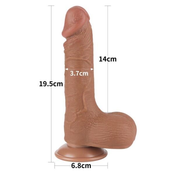 Dildo Sliding Skin 7.5 Marrón - Imagen 19