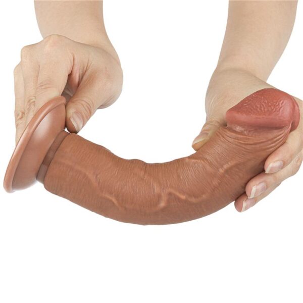 Dildo Sliding Skin 8 Marrón - Imagen 24
