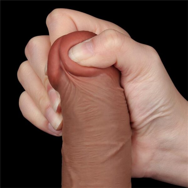 Dildo Sliding Skin 8 Marrón - Imagen 15