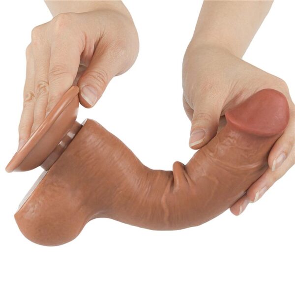 Dildo Sliding Skin 8 Marrón - Imagen 14